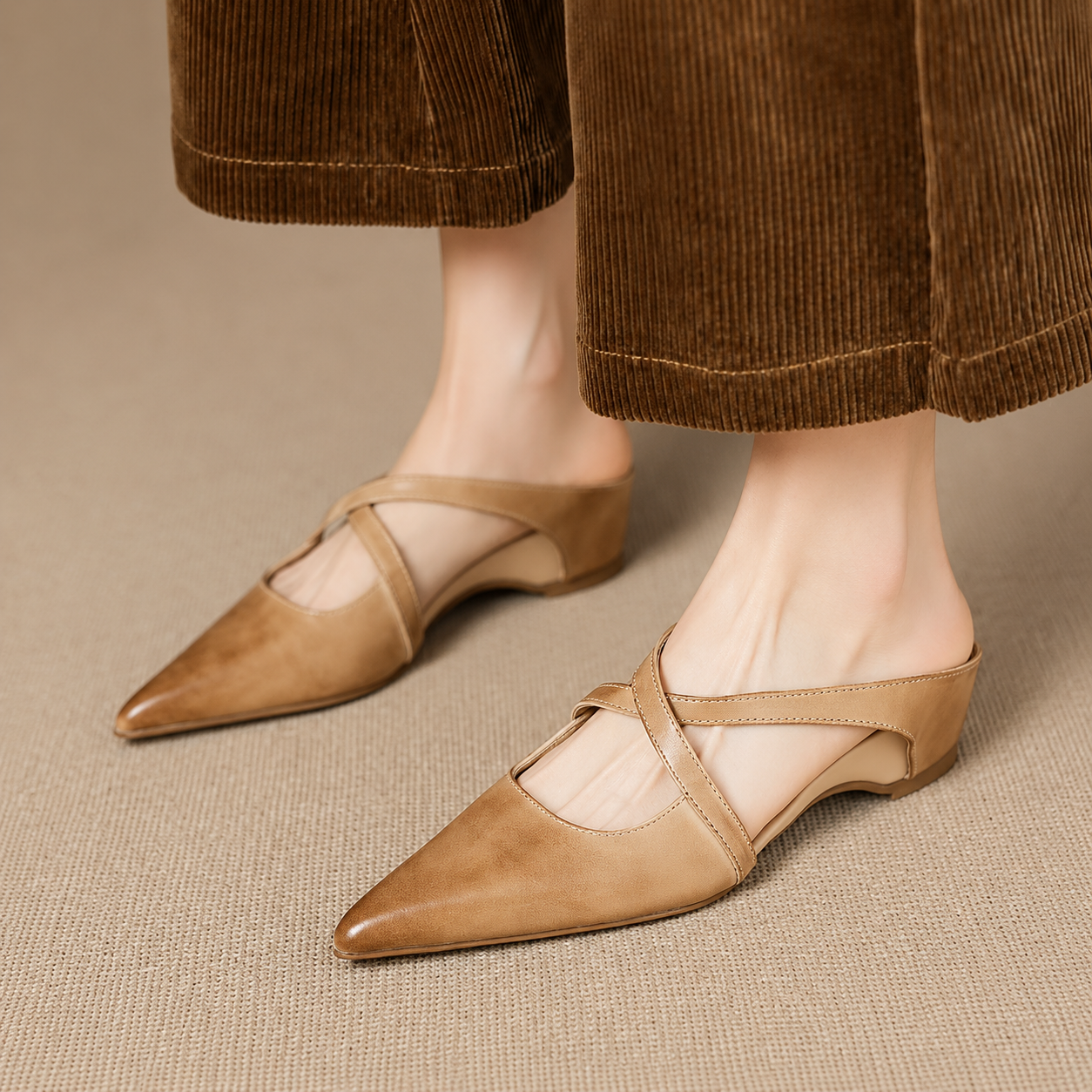 Scarlet's Pointed Toe Mule