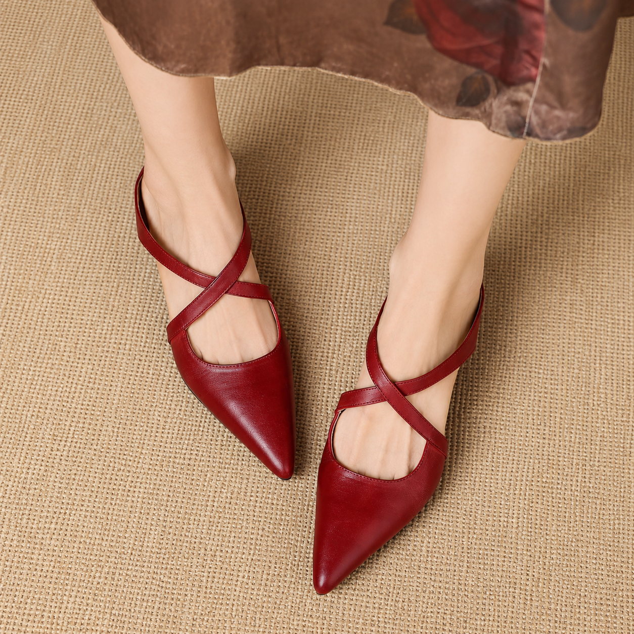 Scarlet's Pointed Toe Mule