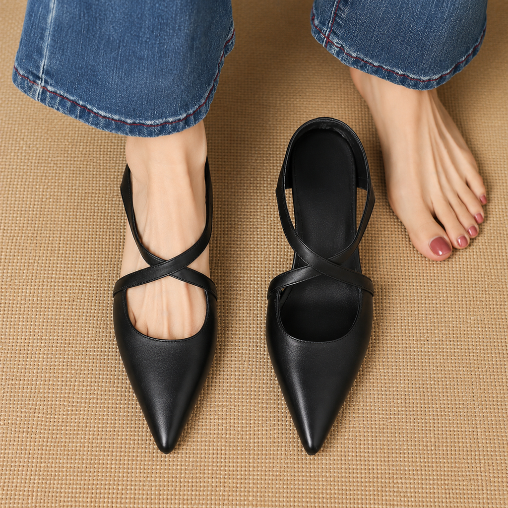 Scarlet's Pointed Toe Mule