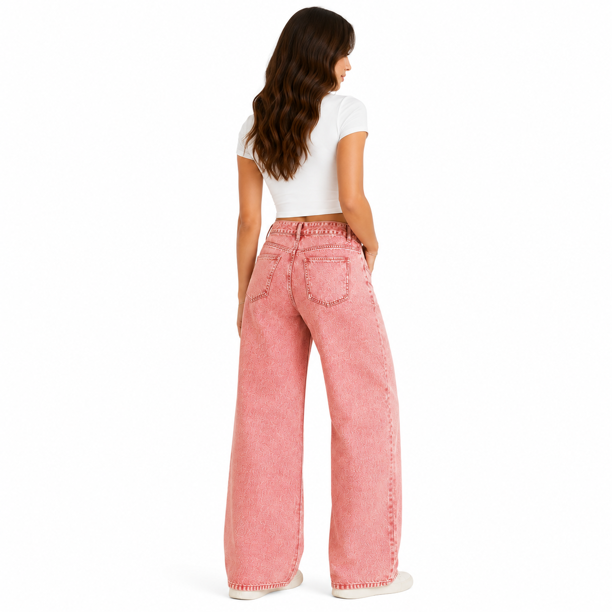 High Waist Straight Jeans