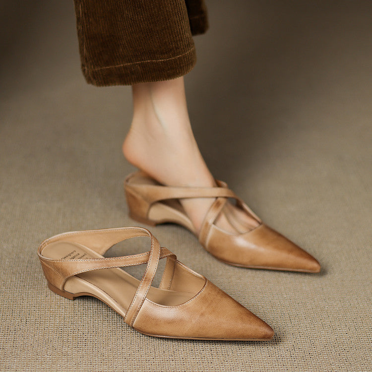 Scarlet's Pointed Toe Mule