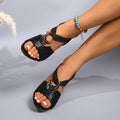 Metal Buckle Women's High-heeled Sandal